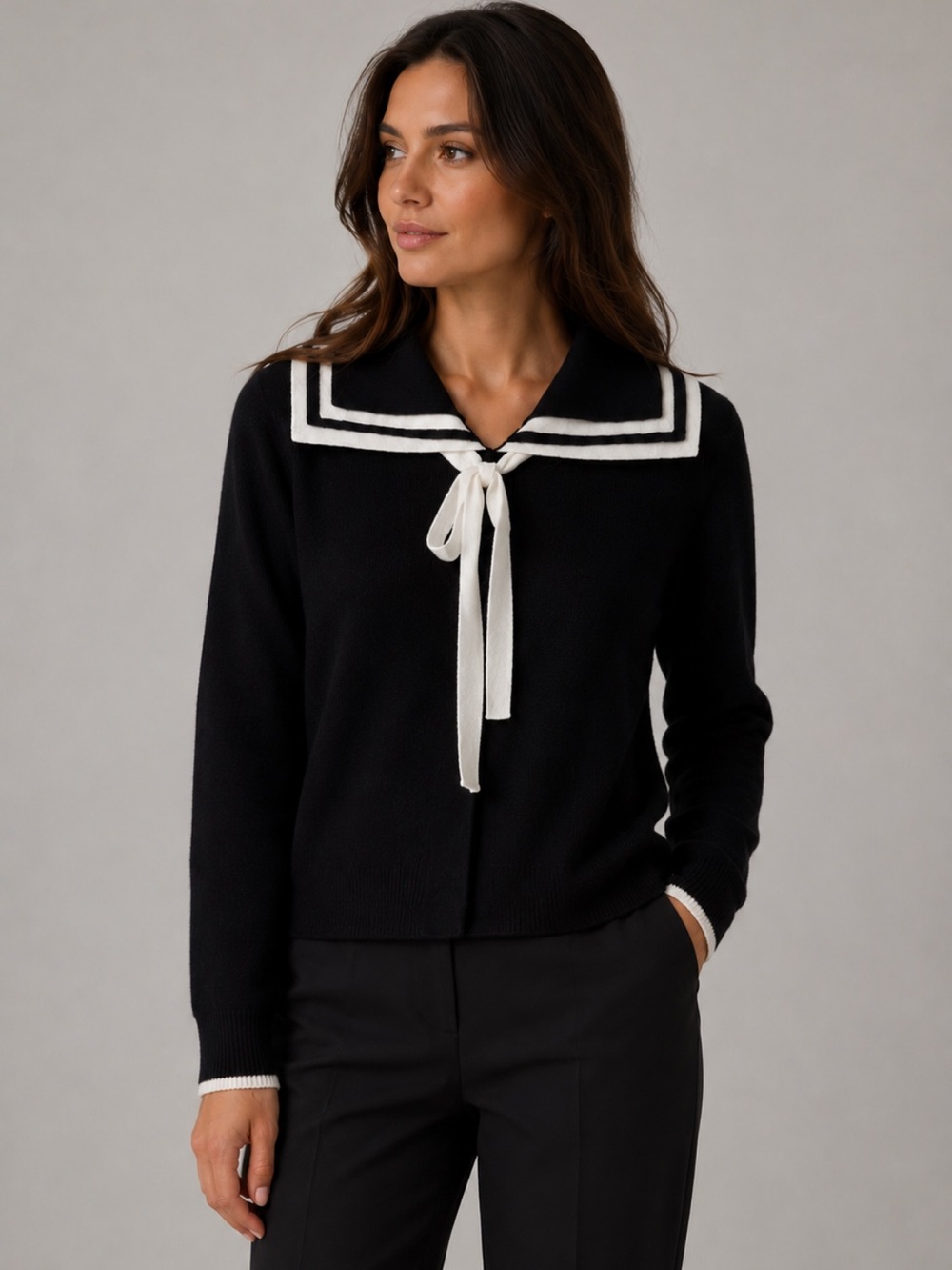 PHILOSOPHY DI LORENZO Sailor Cardigan IT44 US8 Made in Italy